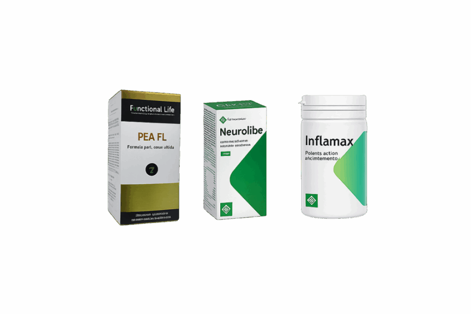 PEA FL, Neurolibe e Inflamax de Gheos: suplementos naturales para inflamación, dolor crónico y equilibrio neuroinmune
