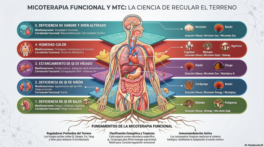micoterapia funcional sindromes medicina tradicional china hongos medicinales
